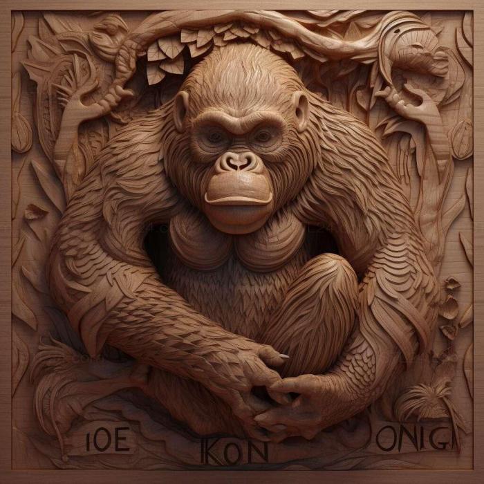 Nature and animals (kong 2, NATURE_3950) 3D models for cnc